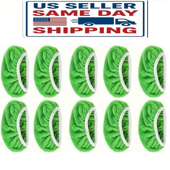 10 pcs Microfiber Mop Pads Head Replacement Floor Cleaning Wet & Dry Reusable US - Picture 1 of 5